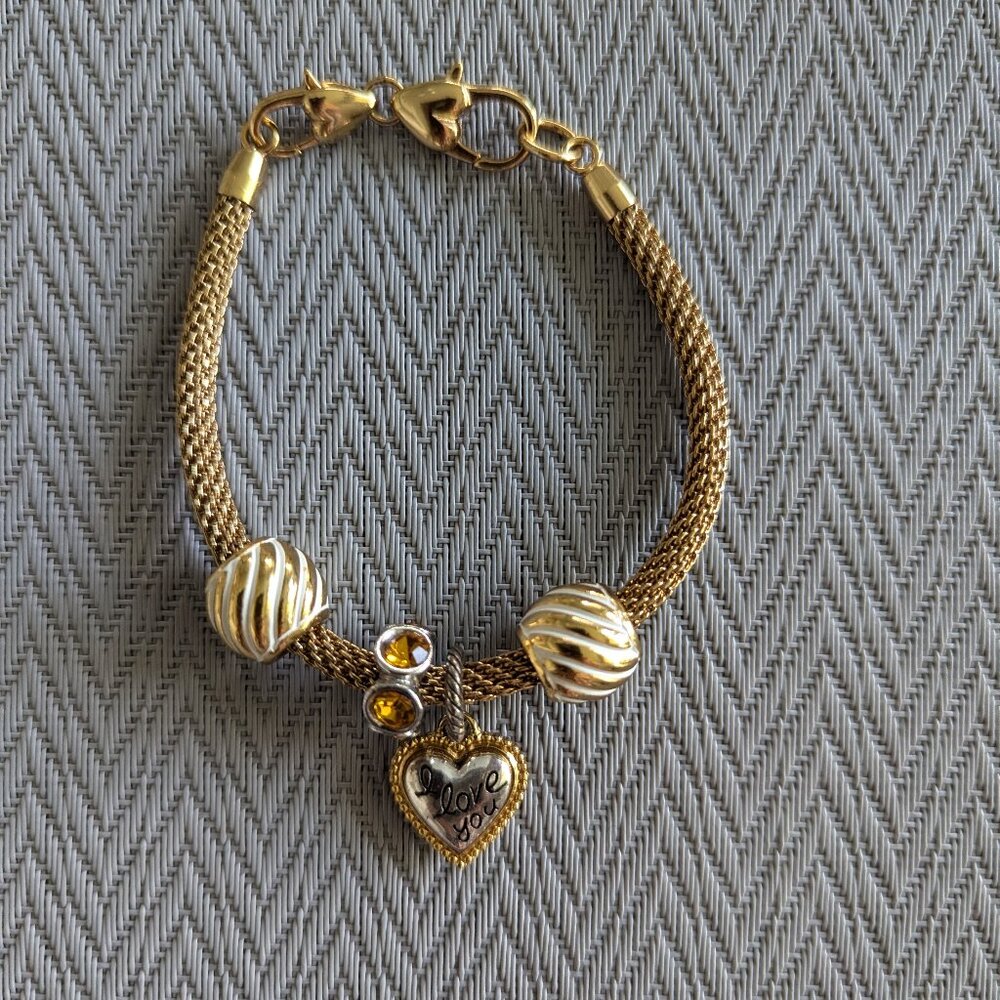 Brighton Charm Bracelet with 4 charms